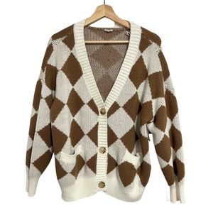 Oversized Grandpa Knit Cardigan | Size XS-M